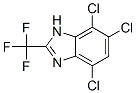 CAS#: 3393-59-7, 4,6,7-Trichloro-2-(Trifluoromethyl)-1H-Benzimidazole