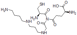 CAS#: 33932-35-3, (2S)-2-Amino-5-[[2-[3-(4-Aminobutylamino)Propylamino]Acetyl]-[(2R)-2-Amino-3-Sulfanylpropanoyl]Amino]-5-Oxopentanoic Acid