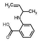 CAS 登录号：339547-26-1， 2-(3-丁烯-2-基氨基)苯甲酸