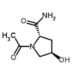 CAS 登录号：33996-27-9， (4R)-1-乙酰基-4-羟基-L-脯氨酰胺