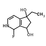 CAS#: 340268-39-5, 5-Ethyl-1-Fluoro-2,5,6,7-Tetrahydro-1H-Cyclopenta[c]Pyridine-5,7-Diol