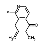 CAS 登录号：340268-63-5， 1-(3-烯丙基-2-氟-4-吡啶基)-1-丙酮