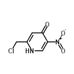 CAS#: 340806-00-0, 2-(Chloromethyl)-5-Nitro-4(1H)-Pyridinone
