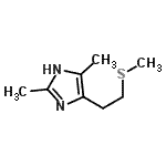 CAS#: 341009-25-4, 2,4-Dimethyl-5-[2-(Methylsulfanyl)Ethyl]-1H-Imidazole