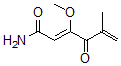 CAS#: 34138-28-8, (2Z)-3-Methoxy-5-Methyl-4-Oxohexa-2,5-Dienamide