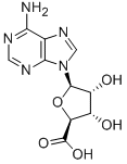CAS 登录号:3415-09-6, 5-(6-氨基嘌呤-9-基)-3,4-二羟基四氢呋喃-2-羧酸