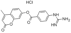 CAS#: 34197-46-1, 4-Methylumbelliferyl 4-Guanidinobenzoate Hydrochloride