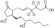 CAS#: 34210-10-1, (5Z,11alpha,13E,15S)-11,15-Dihydroxy-9-Oxo(3,3,4,4-<Sup>2</Sup>H<Sub>4</Sub>)Prosta-5,13-Dien-1-Oic Acid
