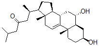 CAS#: 34218-94-5, (2R)-2-[(3S,5S,6S,8S,10S,13R,14S,17R)-3,6-Dihydroxy-10,13-Dimethyl-2,3,4,5,6,7,8,12,14,15,16,17-Dodecahydro-1H-Cyclopenta[a]Phenanthren-17-Yl]-6-Methylheptan-4-One