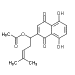 CAS#: 34232-27-4, 1-(5,8-Dihydroxy-1,4-Dioxo-1,4-Dihydro-2-Naphthalenyl)-4-Methyl-3-Penten-1-Yl Acetate