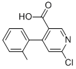 CAS 登录号：342416-99-3， 6-氯-4-邻甲苯基-烟酸