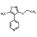 CAS 登录号：342424-89-9， 4-(3-乙氧基-5-甲基-1,2-恶唑-4-基)吡啶