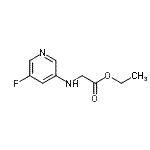 CAS 登录号：342603-21-8， 乙基N-(5-氟-3-吡啶基)甘氨酸酯