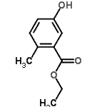 CAS 登录号：34265-55-9， 乙基5-羟基-2-甲基苯甲酸酯
