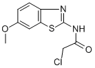CAS 登录号：3427-30-3， 2-氯-N-(6-甲氧基-苯并噻唑-2-基)-乙酰胺