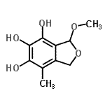CAS#: 342785-41-5, 3-Methoxy-7-Methyl-1,3-Dihydro-2-Benzofuran-4,5,6-Triol