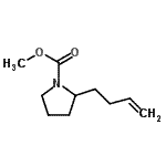 CAS#: 342878-55-1, Methyl 2-(3-Buten-1-Yl)-1-Pyrrolidinecarboxylate