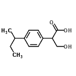 CAS#: 342892-24-4, 2-(4-Sec-Butylphenyl)-3-Hydroxypropanoic Acid