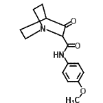 CAS#: 34291-66-2, N-(4-Methoxyphenyl)-3-Oxoquinuclidine-2-Carboxamide