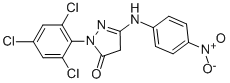 CAS 登录号:34320-82-6, 1-(2,4,6-三氯苯基)-3-(4-硝基苯胺基)-2-吡唑啉-5-酮
