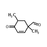 CAS#: 343270-49-5, 1,5-Dimethyl-4-Oxo-2-Cyclohexene-1-Carbaldehyde
