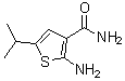 CAS 登录号：343272-23-1， 2-氨基-5-异丙基-3-噻吩甲酰胺