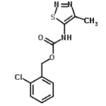 CAS#: 343373-92-2, 2-Chlorobenzyl (4-Methyl-1,2,3-Thiadiazol-5-Yl)Carbamate