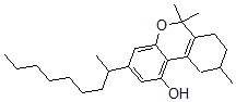 CAS#: 34374-04-4, 6,6,9-Trimethyl-3-Nonan-2-Yl-7,8,9,10-Tetrahydrobenzo[c]Chromen-1-Ol