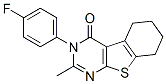 CAS#: 34387-08-1, 3-(4-Fluorophenyl)-2-Methyl-5,6,7,8-Tetrahydro-[1]Benzothiolo[3,2-e]Pyrimidin-4-One
