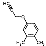 CAS 登录号：343924-23-2， 1,2-二甲基-4-(2-丙炔-1-基氧基)苯