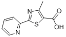 CAS 登录号：34418-48-9， 4-甲基-2-吡啶-2-基-1,3-噻唑-5-羧酸