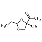 CAS#: 344294-33-3, 1-(2-Ethyl-4-Methyl-1,3-Dioxolan-4-Yl)Ethanone