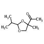 CAS#: 344296-59-9, 1-(2-Isopropyl-4-Methyl-1,3-Dioxolan-4-Yl)Ethanone