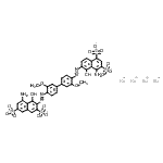 CAS#: 3443-04-7, Tetrasodium 4-Amino-6-[4-[4-[(8-Amino-1-Hydroxy-3,6-Disulfonato-2-Naphthyl)Azo]-3-Methoxy-Phenyl]-2-Methoxy-Phenyl]Azo-5-Hydroxy-Naphthalene-1,3-Disulfonate