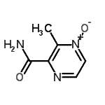 CAS 登录号：344326-72-3， 3-甲基-2-吡嗪甲酰胺4-氧化物
