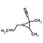 CAS#: 344353-58-8, 1-Allyl-2,3-Dimethyl-2-Aziridinecarbonitrile