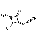 CAS#: 344354-72-9, (3Z)-1,4-Dimethyl-3-(2-Propyn-1-Ylidene)-2-Azetidinone