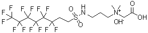 CAS#: 34455-29-3, Carboxymethyldimethyl-3-[[(3,3,4,4,5,5,6,6,7,7,8,8,8-Tridecafluorooctyl)Sulphonyl]Amino]Propylammonium Hydroxide