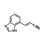 CAS#: 344554-13-8, (2E)-3-(1H-Benzimidazol-4-Yl)Acrylonitrile