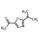 CAS 登录号：344747-06-4， 1-[2-(二甲基氨基)-1,3-恶唑-5-基]乙酮