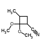 CAS#: 344747-08-6, 2,2-Dimethoxy-3-Methylcyclobutanecarbonitrile