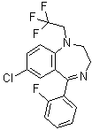 CAS 登录号：34482-99-0， 氟乙西泮