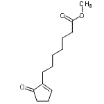 CAS 登录号：34546-57-1， 甲基7-(5-氧代-1-环戊烯-1-基)庚酸酯