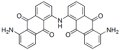 CAS 登录号：34560-30-0， 1-氨基-5-[(5-氨基-9,10-二氧代蒽-1-基)氨基]蒽-9,10-二酮