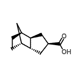 CAS 登录号：34562-01-1， (1R,2R,4R,6R,7S)-三环[5.2.1.0<sup>2,6</sup>]癸烷-4-羧酸