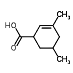 CAS#: 34564-59-5, 3,5-Dimethyl-2-Cyclohexene-1-Carboxylic Acid