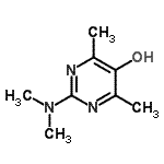 CAS 登录号：345642-90-2， 2-(二甲基氨基)-4,6-二甲基-5-嘧啶醇