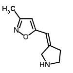 CAS 登录号：345911-06-0， 3-甲基-5-[(Z)-3-吡咯烷基亚基甲基]-1,2-恶唑