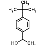 CAS#: 34610-60-1, 1-[4-(2-Methyl-2-Propanyl)Phenyl]Ethanol