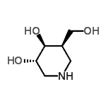 CAS#: 346408-06-8, (3S,4S,5R)-5-(Hydroxymethyl)-3,4-Piperidinediol